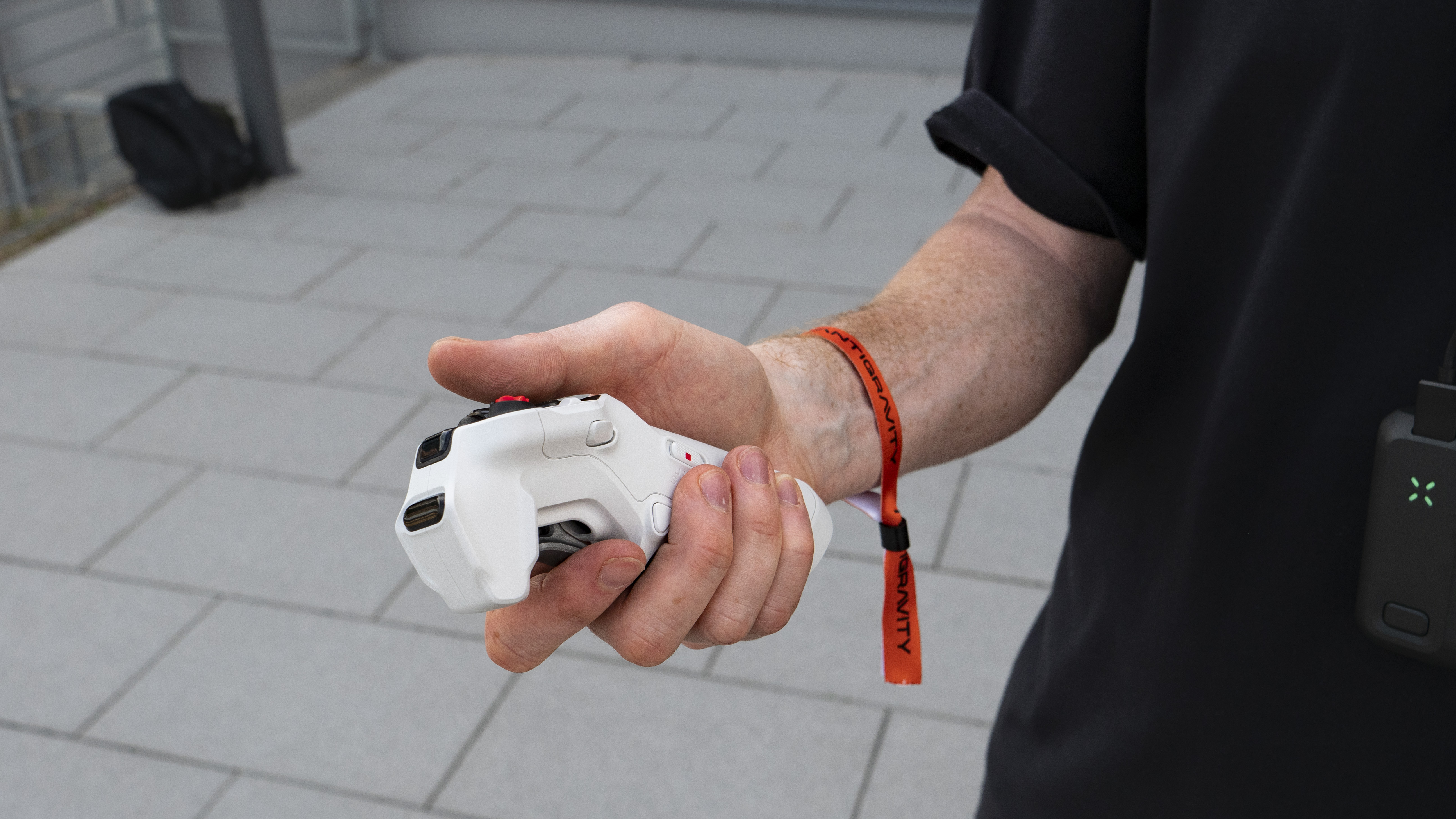 Antigravity A1 drone's controller in the hand