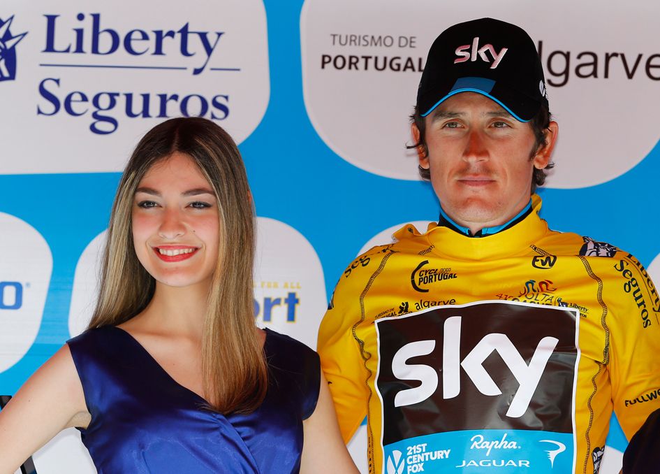 The 2015 Volta ao Algarve winner Geraint Thomas (Team Sky)