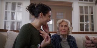 Jenny Slate and her Nana Connie in Stage Fright