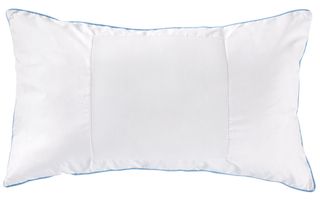 white background with white pillow