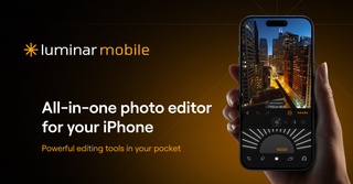 Images of Luminar Photo Editor in action