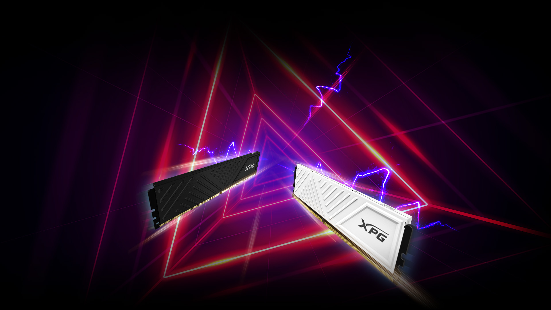 Render of two RAM sticks from Adata