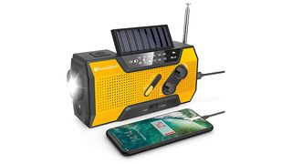 RunningSnail Wind Up Solar Radio