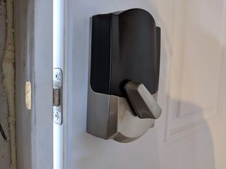 Schlage Endcode installed in door