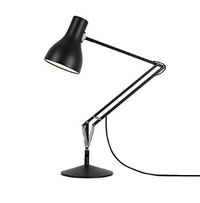 Anglepoise Type 75 Desk Lamp, Aluminium, Jet Black | Was £160, now £81.99