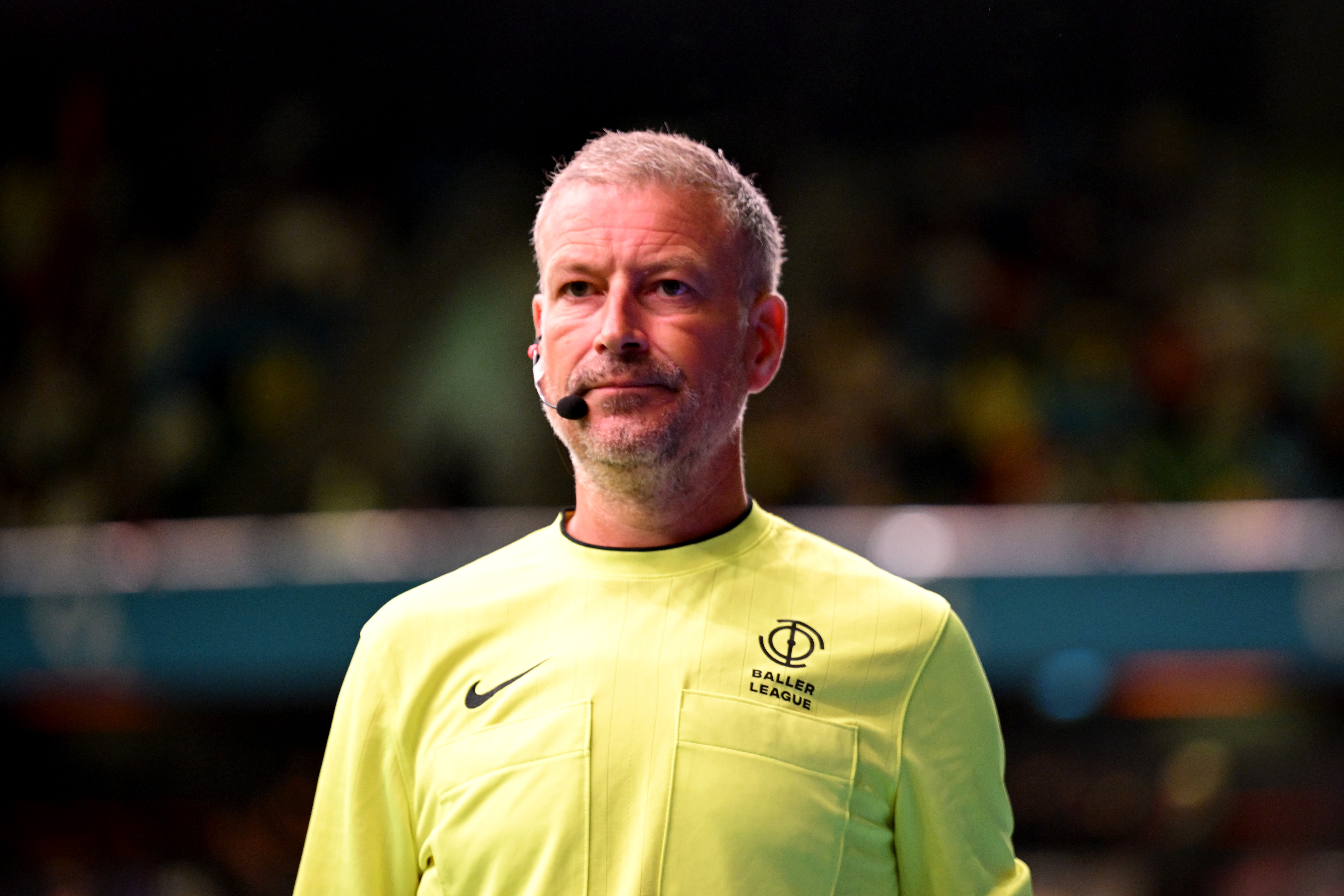 Mark Clattenburg in charge of a &#039;Baller League&#039; fixture