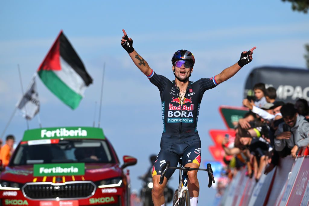 Vuelta a España 2024: Primoz Roglic (Red Bull-Bora-Hansgrohe) rode into the overall lead on stage 19