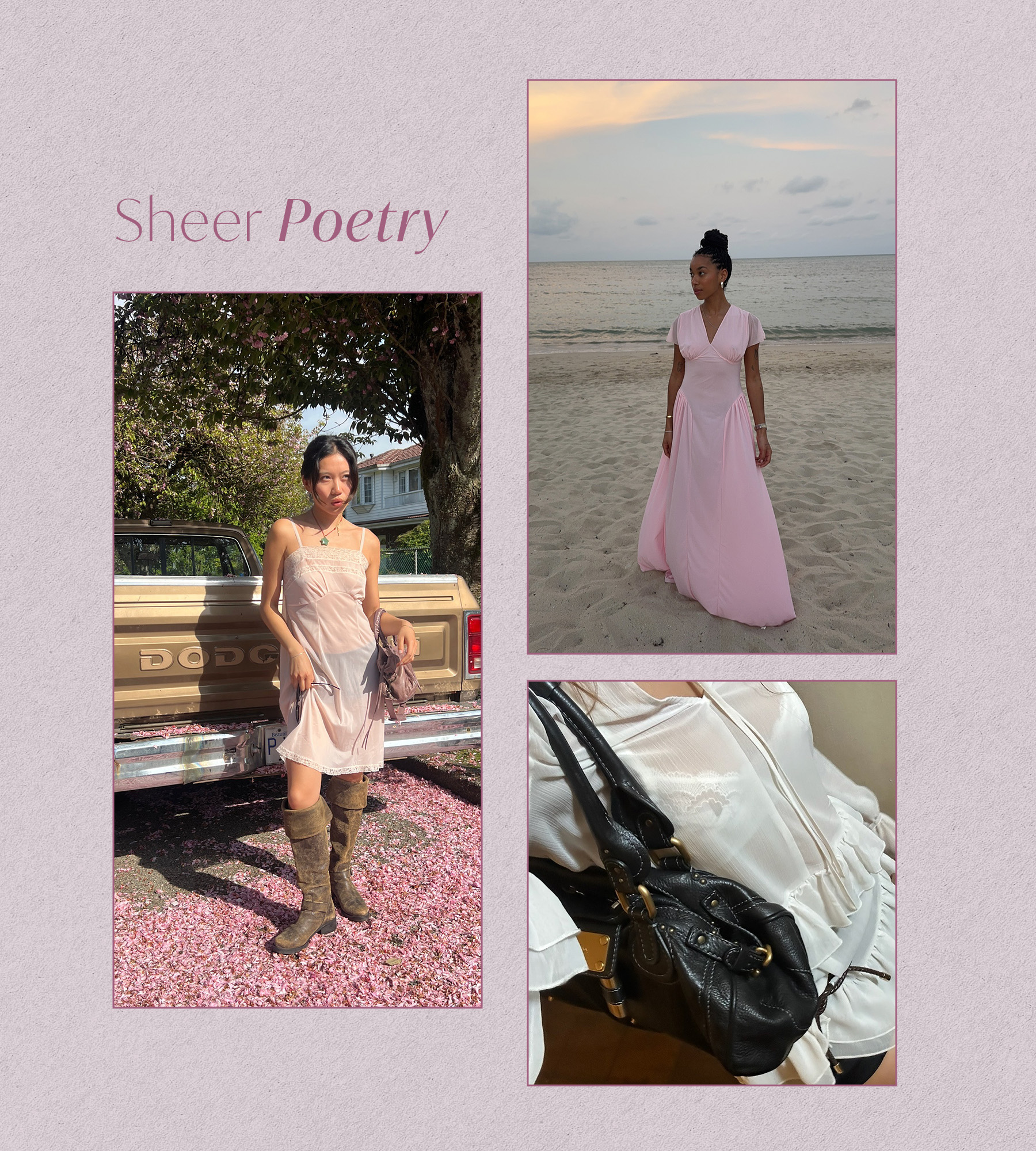 Photo collage of Gen Z Summer trends.