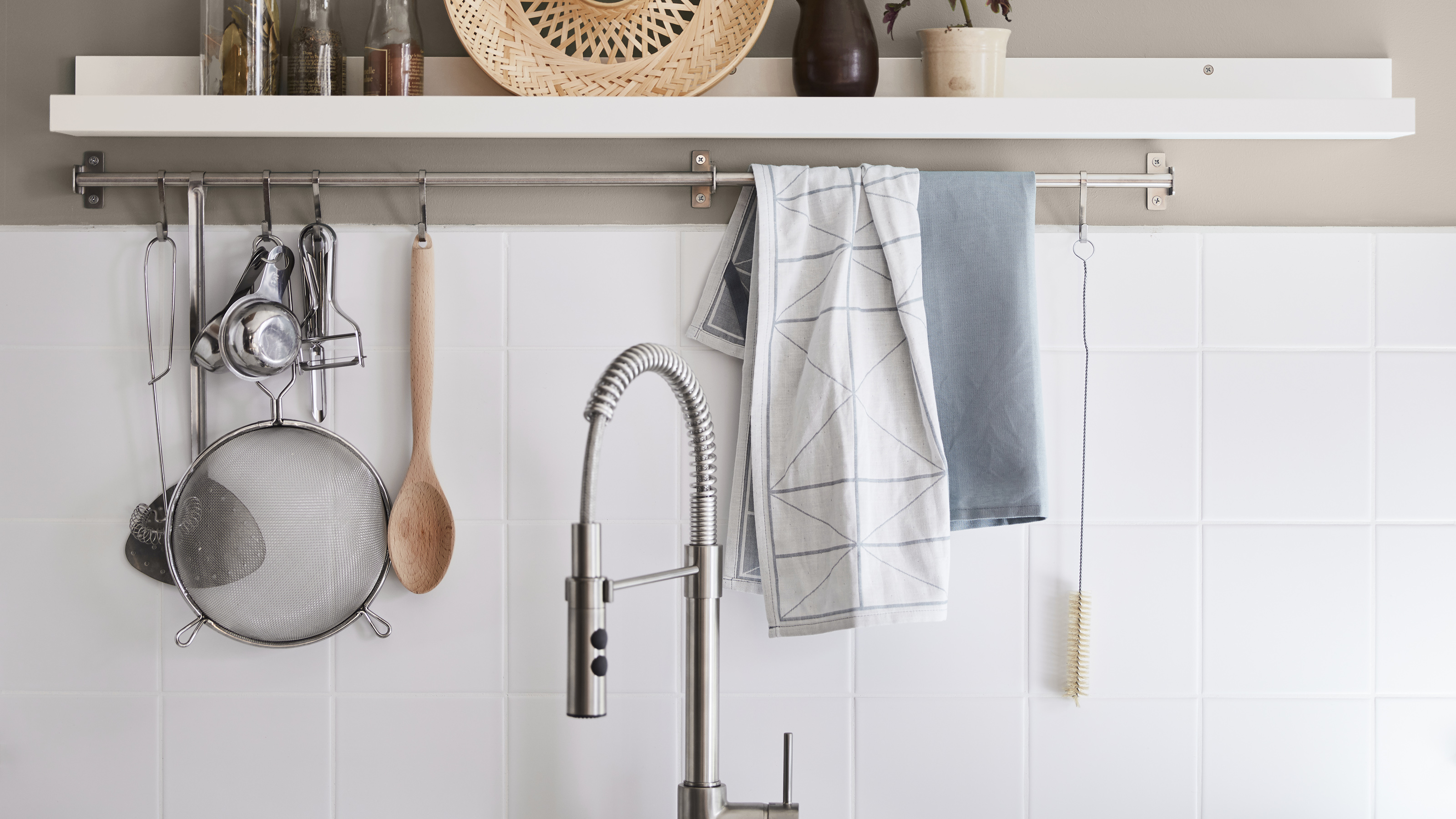 IKEA stainless steel rail