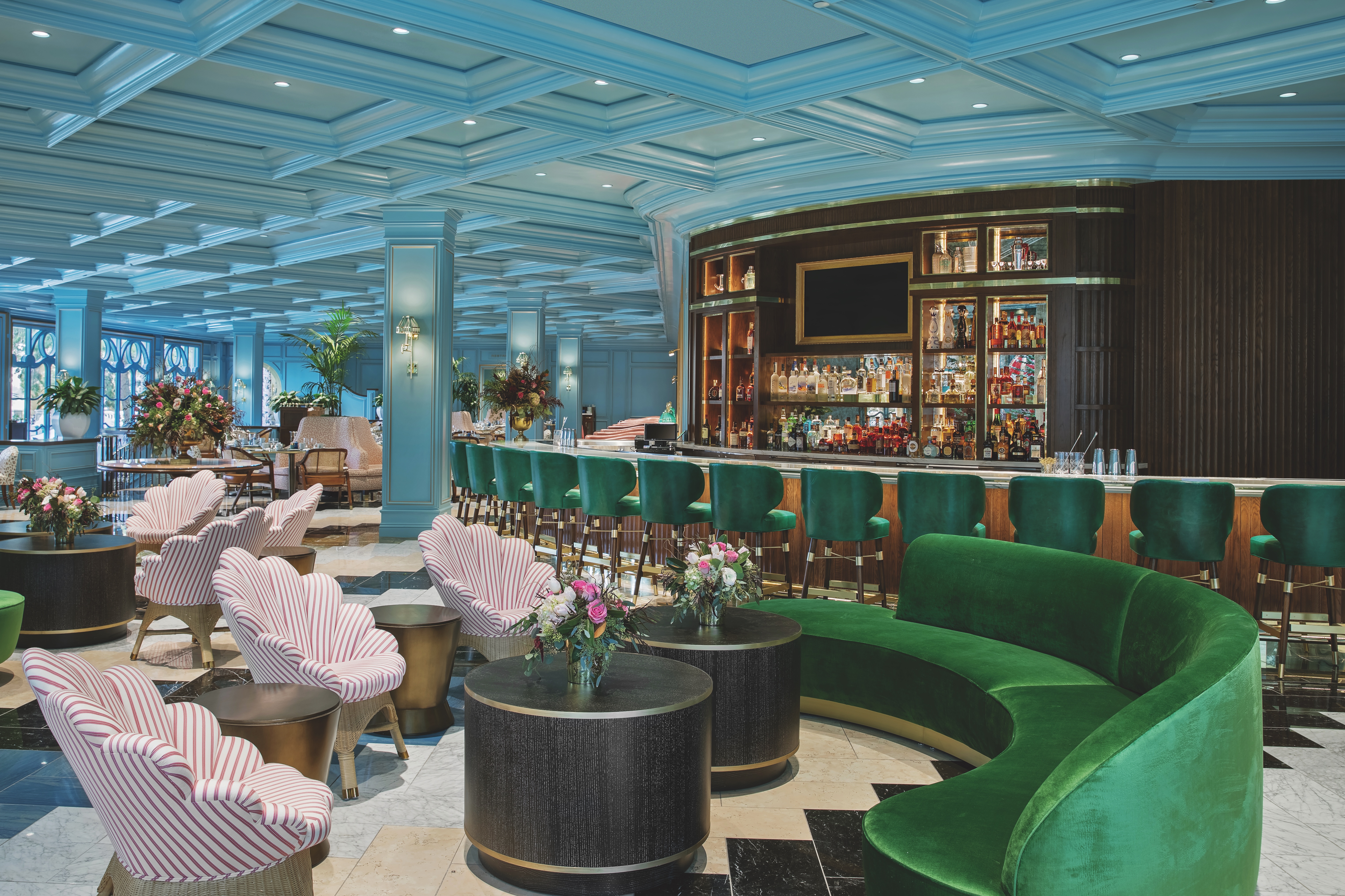 The inside dining room at Sadelle's Café inside Bellagio Las Vegas