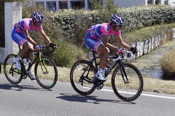 Matteo Bono and Alessandro Petacchi (Lampre - ISD)