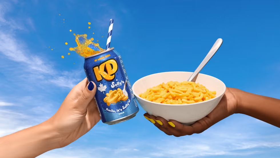 Kraft Dinner x Solly's Cream Soda collab