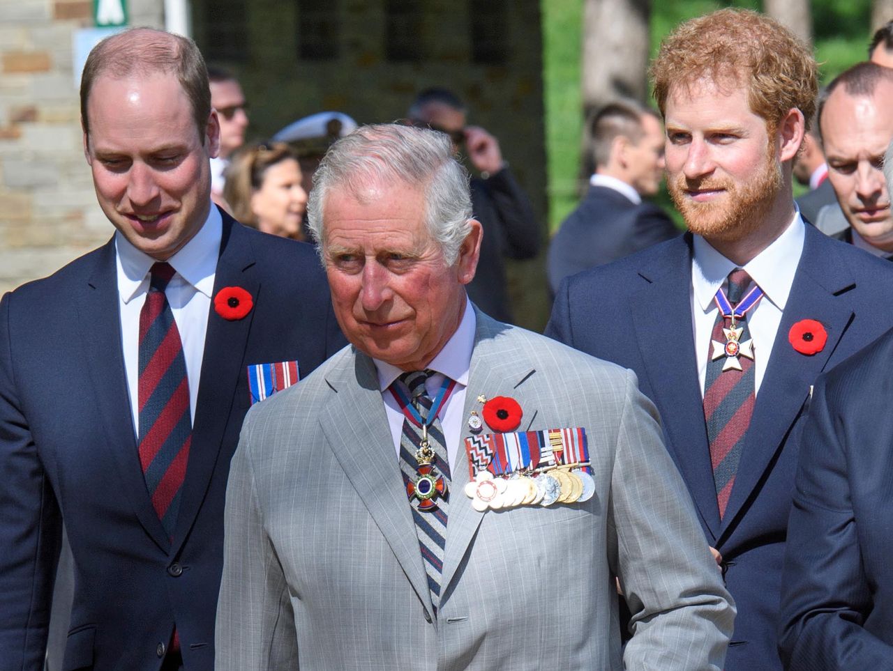 Prince Charles, Prince William, Prince Harry