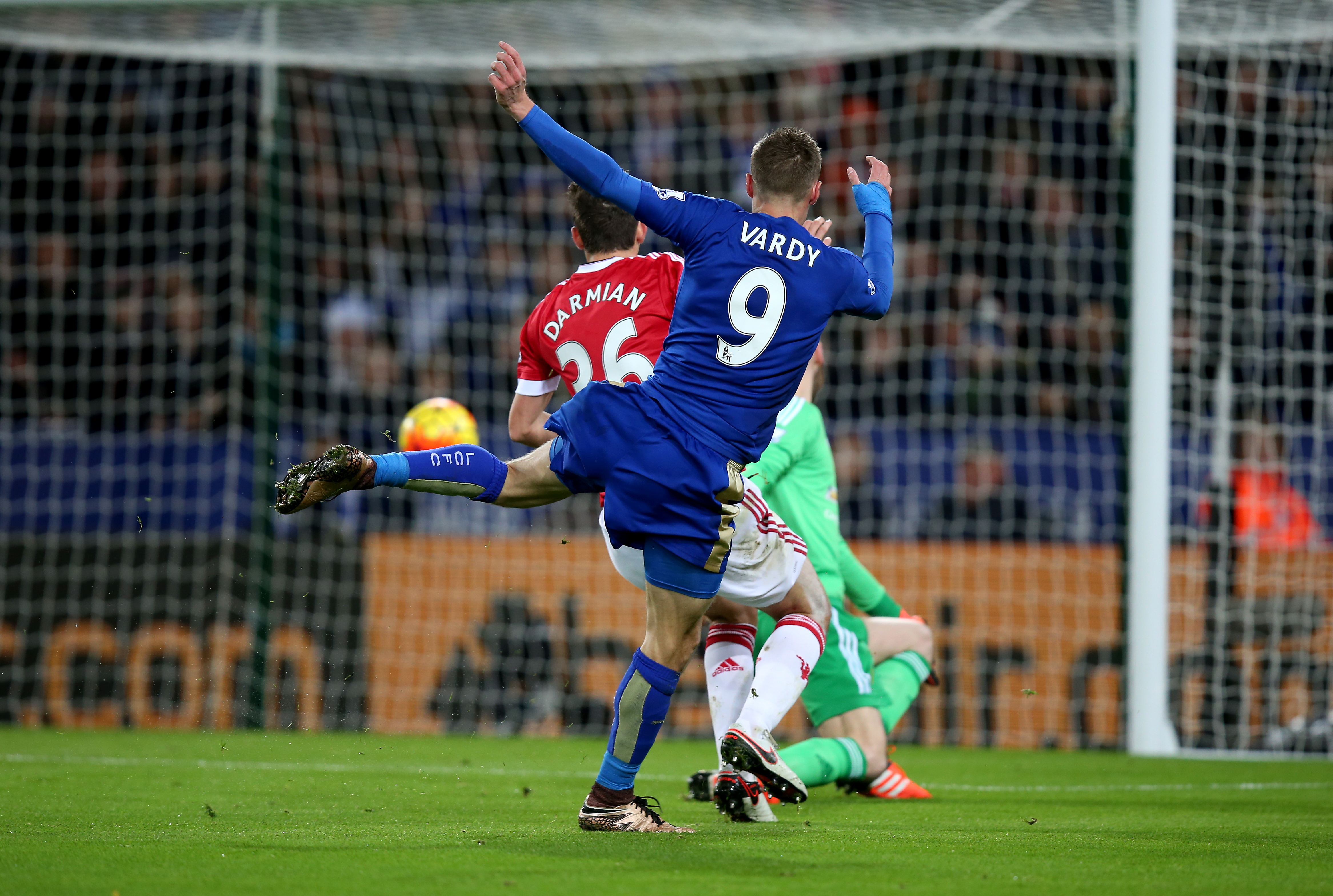 Leicester City x Manchester United - Liga Barclays Premier - Estádio King Power