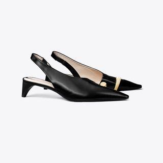 Pierced Slingback Heel