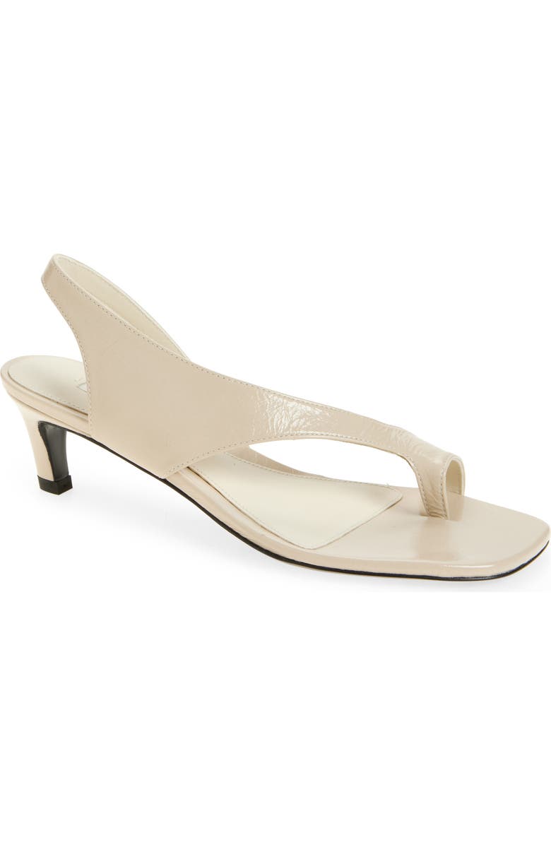 Kitten Heel Toe Loop Sandal
