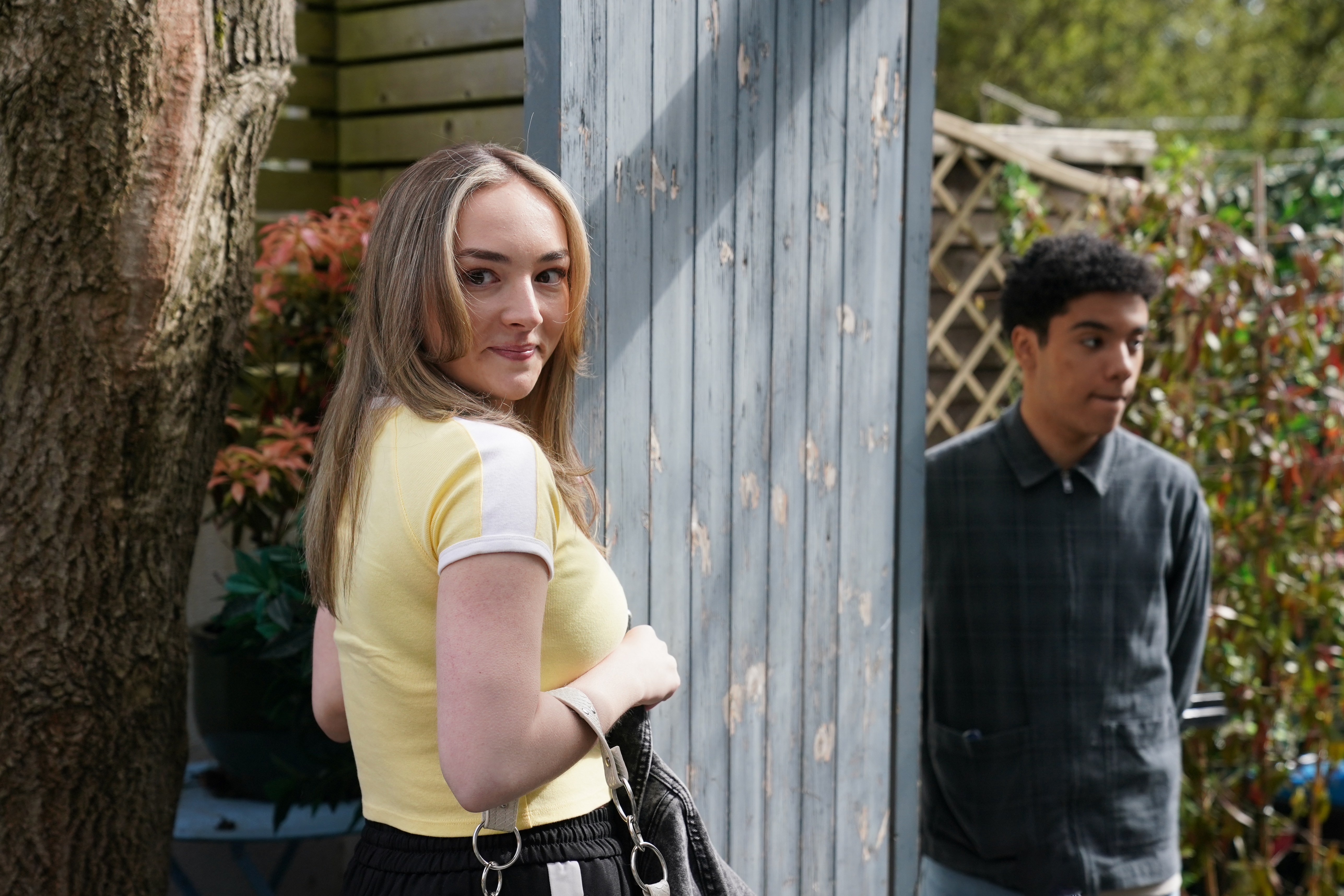 Frankie Osborne with Jacob Omari.