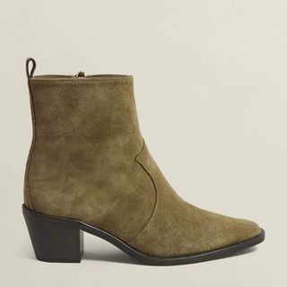 Frankie Suede Western Boots