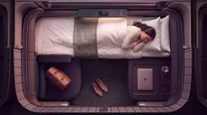PriestmanGoode's DAY/DREAM concept: First Class bed in use