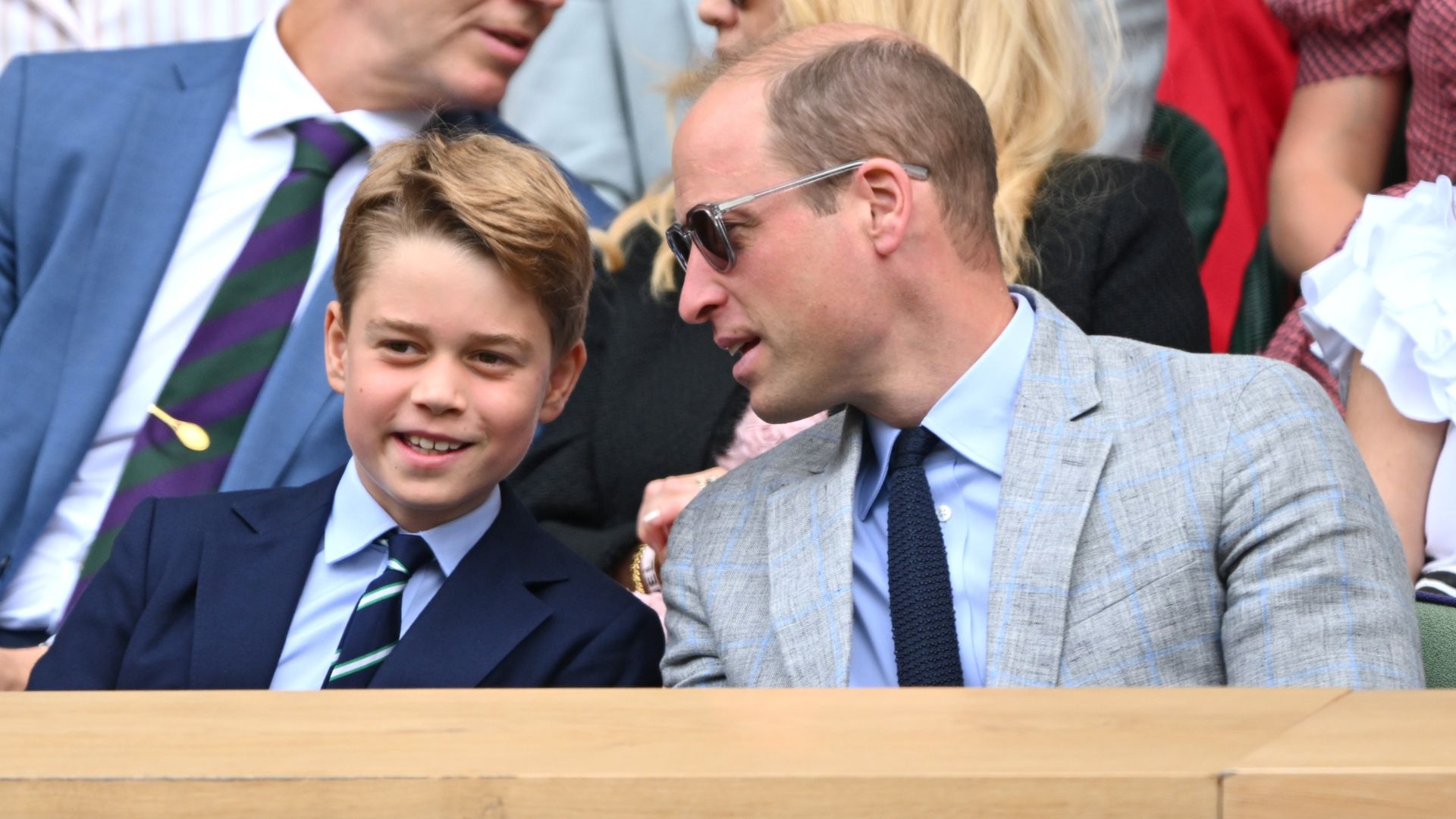 Prince George and Prince William 