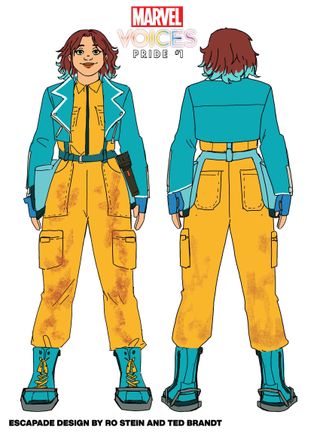 Escapade character design by Ro Stein and Ted Brandt
