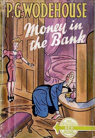 P G Wodehouse Money in the bank First edition jacket cover