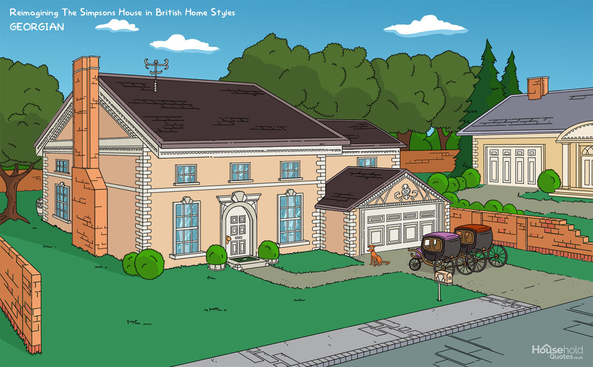 A makeover of the Simpsons house
