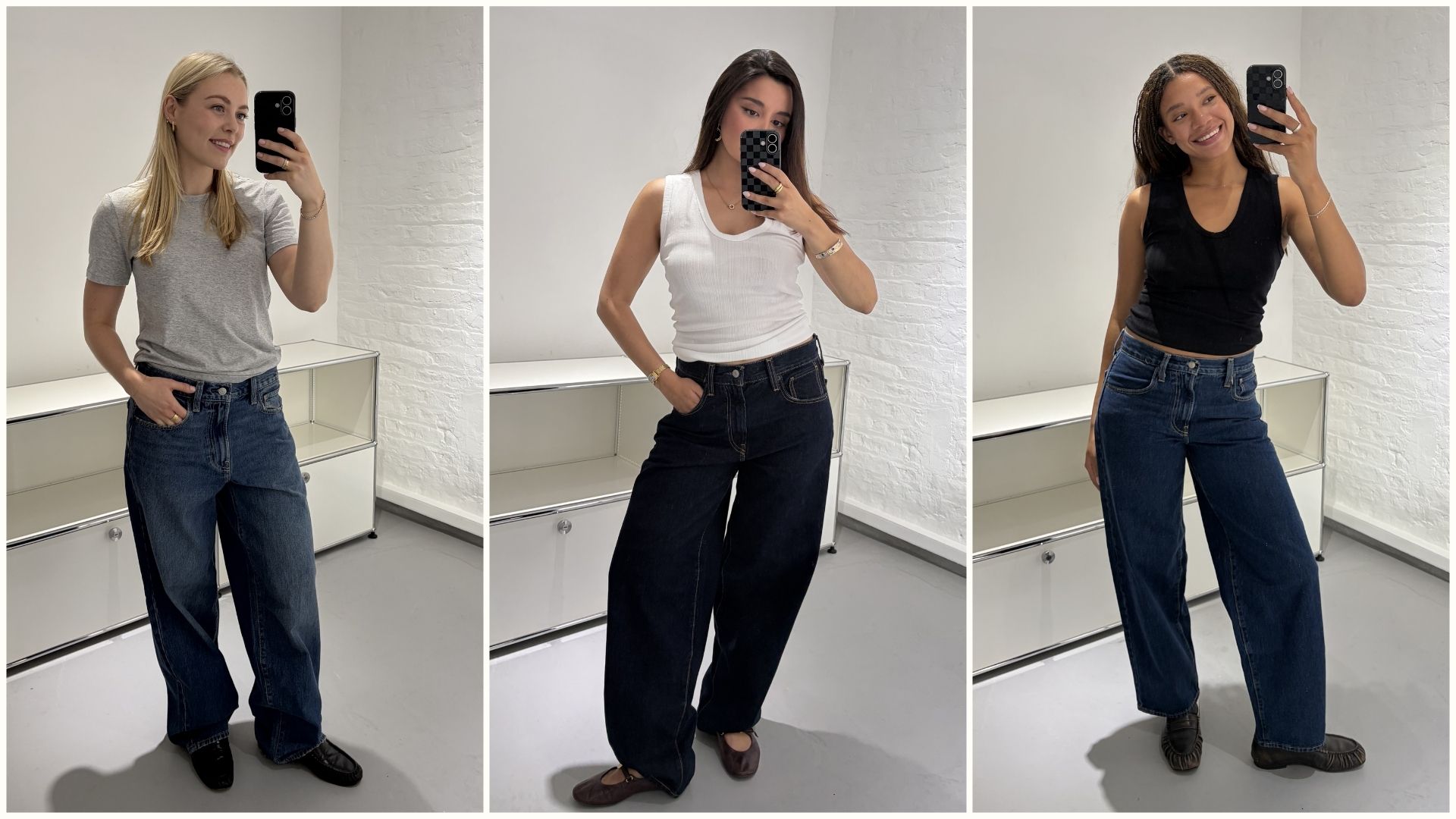 Three editors wear the Hailey Bieber Jeans from GAP