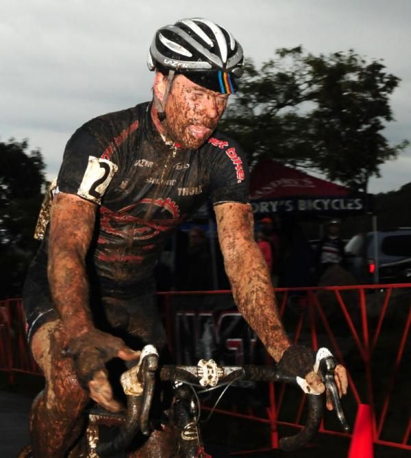Jonathan Page (Planet Bike) rolls into the finish alone