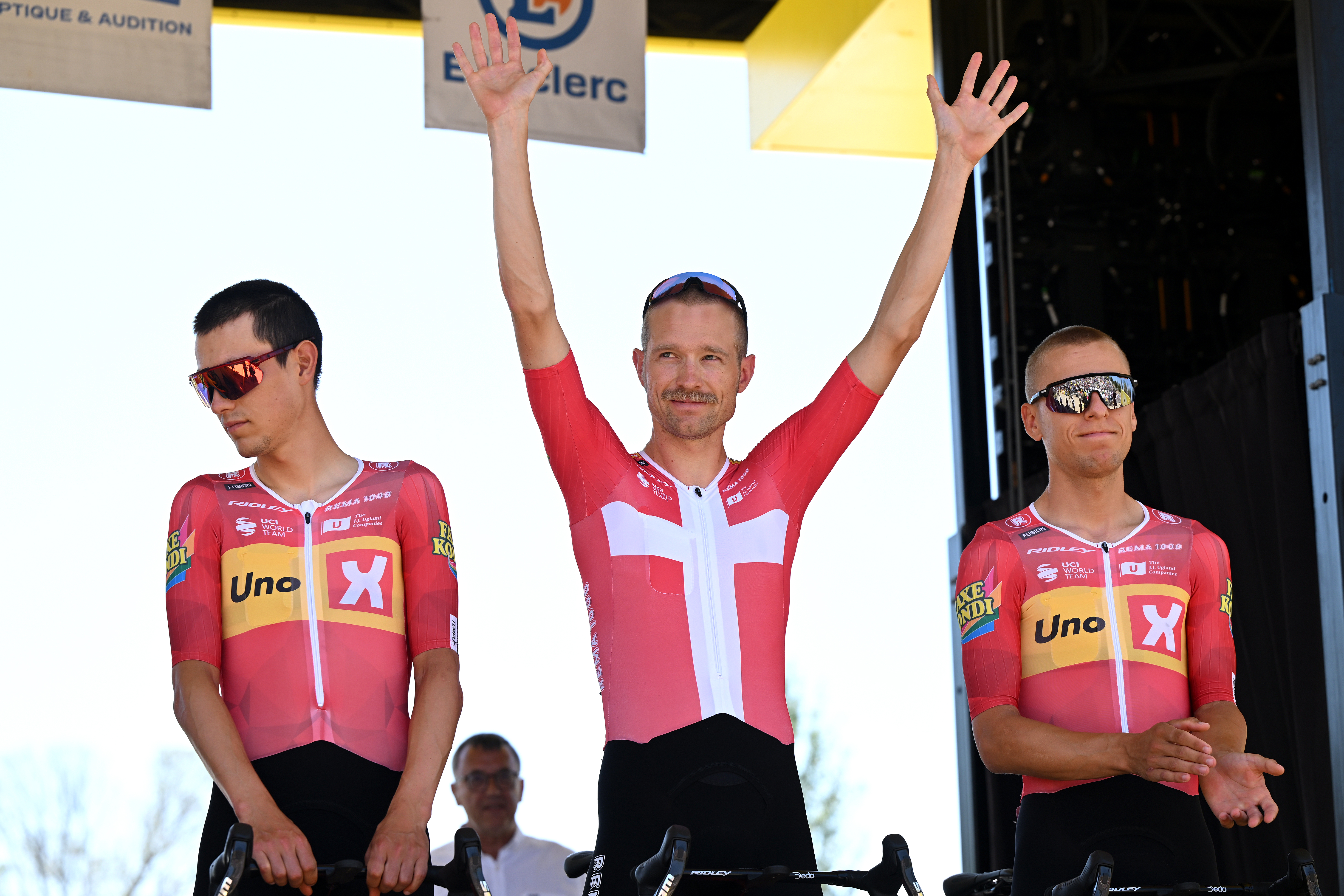 Magnus Cort at the Tour de France