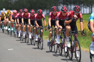 Team Ineos in action at the 2019 Tour de France