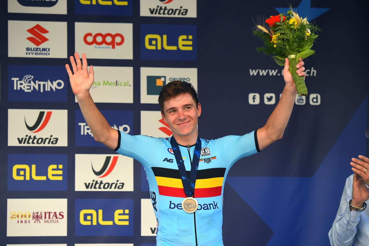 2021 UEC Road European Championships Trento Elite Mens Individual Time Trial 224 km 09092021 Remco Evenepoel Belgium photo Ilario BiondiBettiniPhoto2021