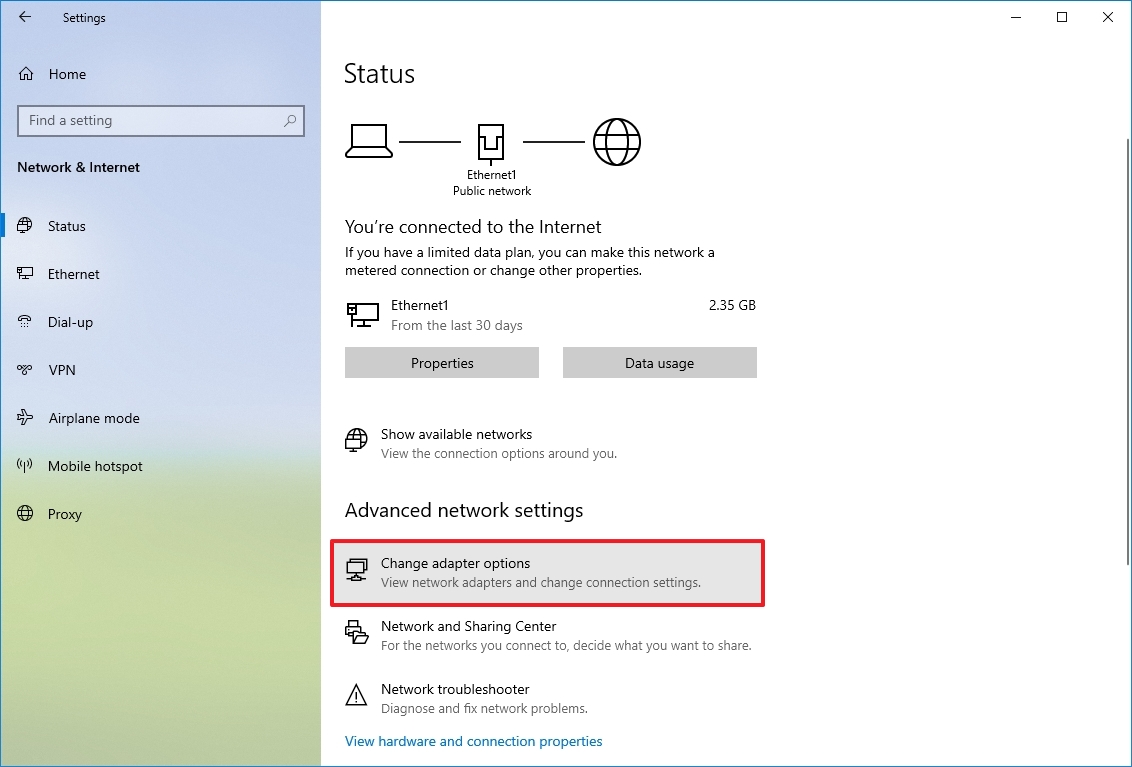 How to enable or disable WiFi and network adapters on Windows