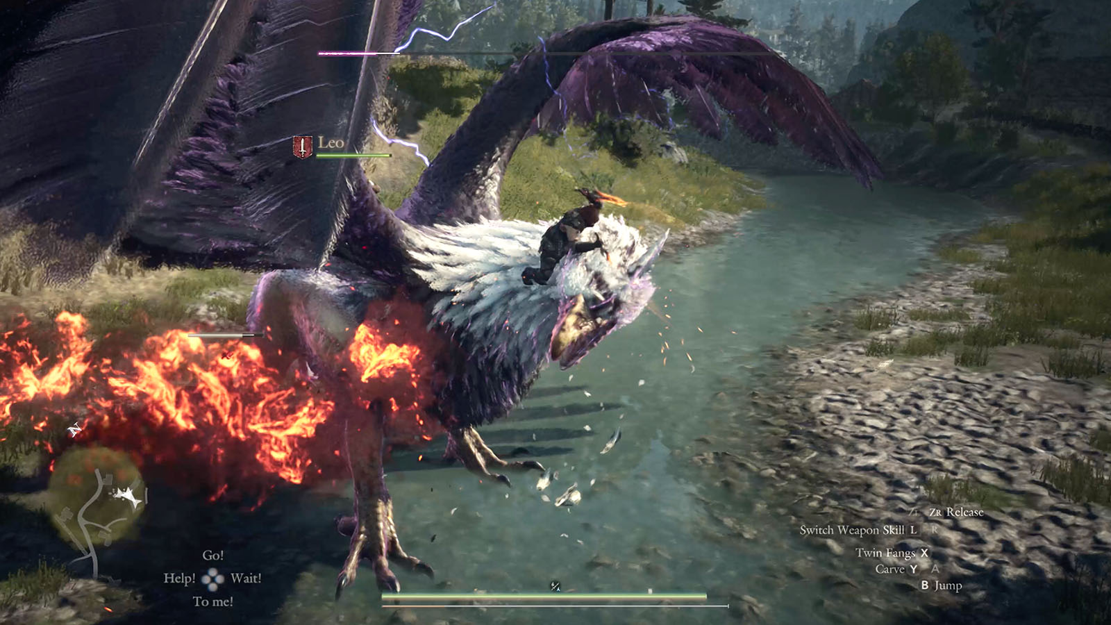 Fantasy game screens