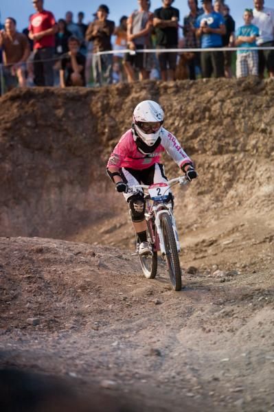 Ellsworth racer Neven Steinmetz takes her first National Championship jersey.
