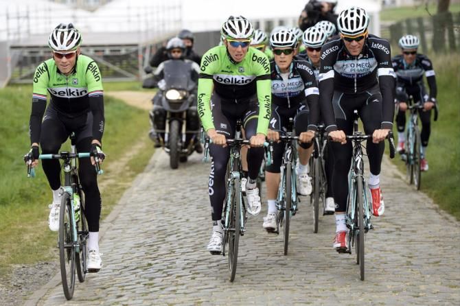 Room for two? Belkin and Omega share the cobbles