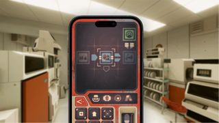 An official screenshot for Elsewhere Electric, showing the smartphone app one player uses
