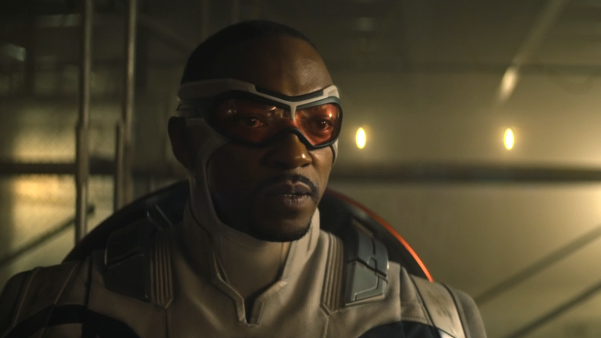 Anthony Mackie as Captain America in The Falcon and The Winter Soldier