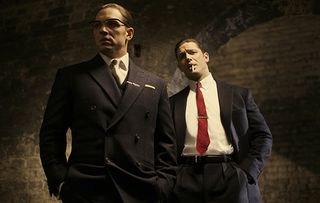 Legend: Tom played Ron AND Reggie Kray in the 2015 film about the rise of the notorious criminal siblings