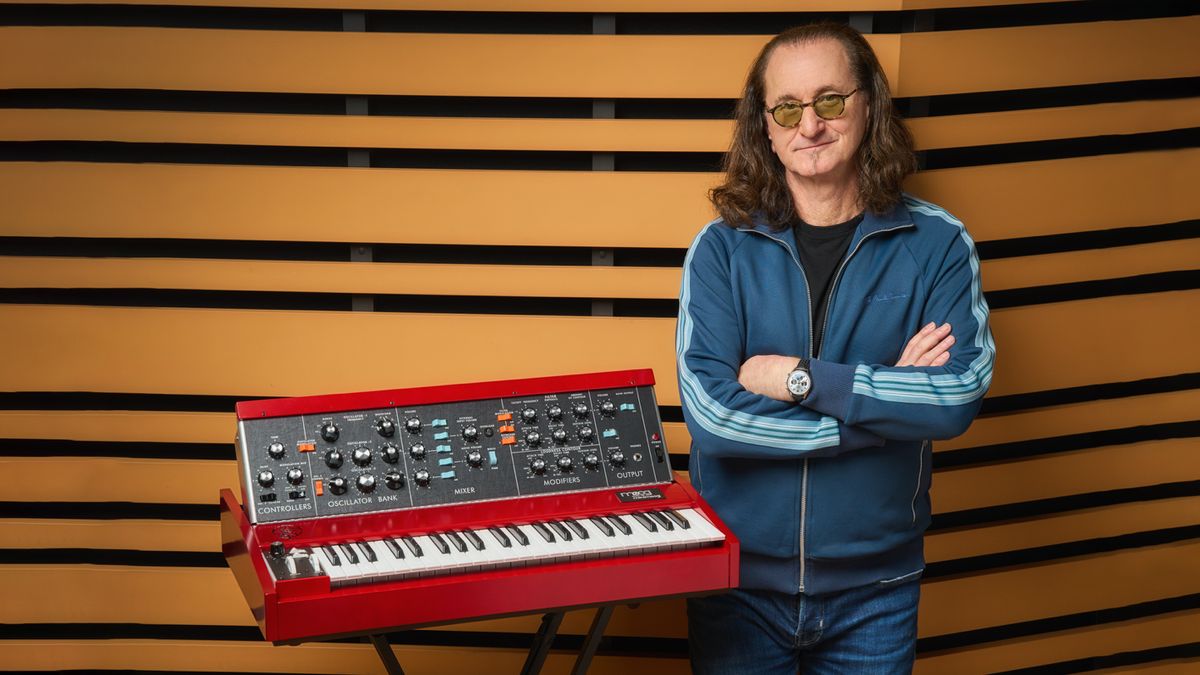 "It was the first synth that made dreaming big accessible to a schlub like me": Geddy Lee teams up with Moog for special edition satin red Minimoog Model D with "hot-rodded" VCA circuit