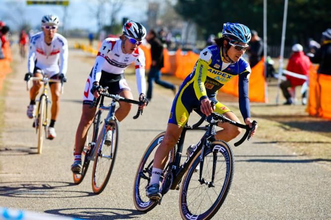 Atsushi Maruyama in the lead