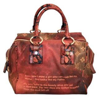 Louis Vuitton ‘brand New’ Richard Prince Jokes Mancrazy Handbag Limited Edition