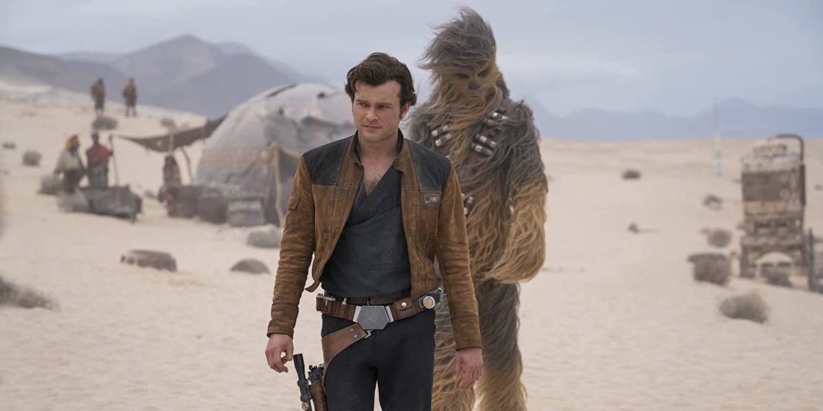 Han Solo and Chewbacca in Solo: A Star Wars Story