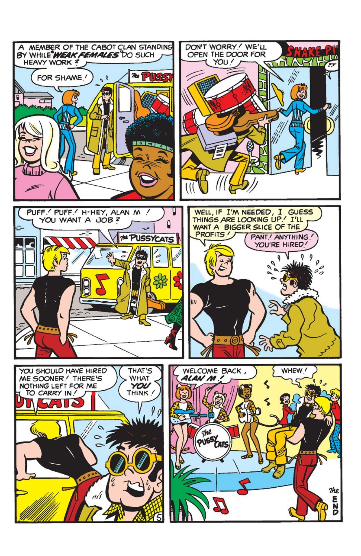 Betty &amp; Veronica Friends Forever: Rock &amp; Roll interior art