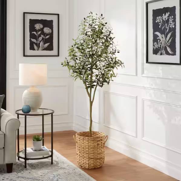 Faux olive tree