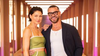 Emma Willis and Matt Willis pose for Love Is Blind UK.