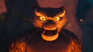 The Chameleon as Tai Lung in Kung Fu Panda 4.