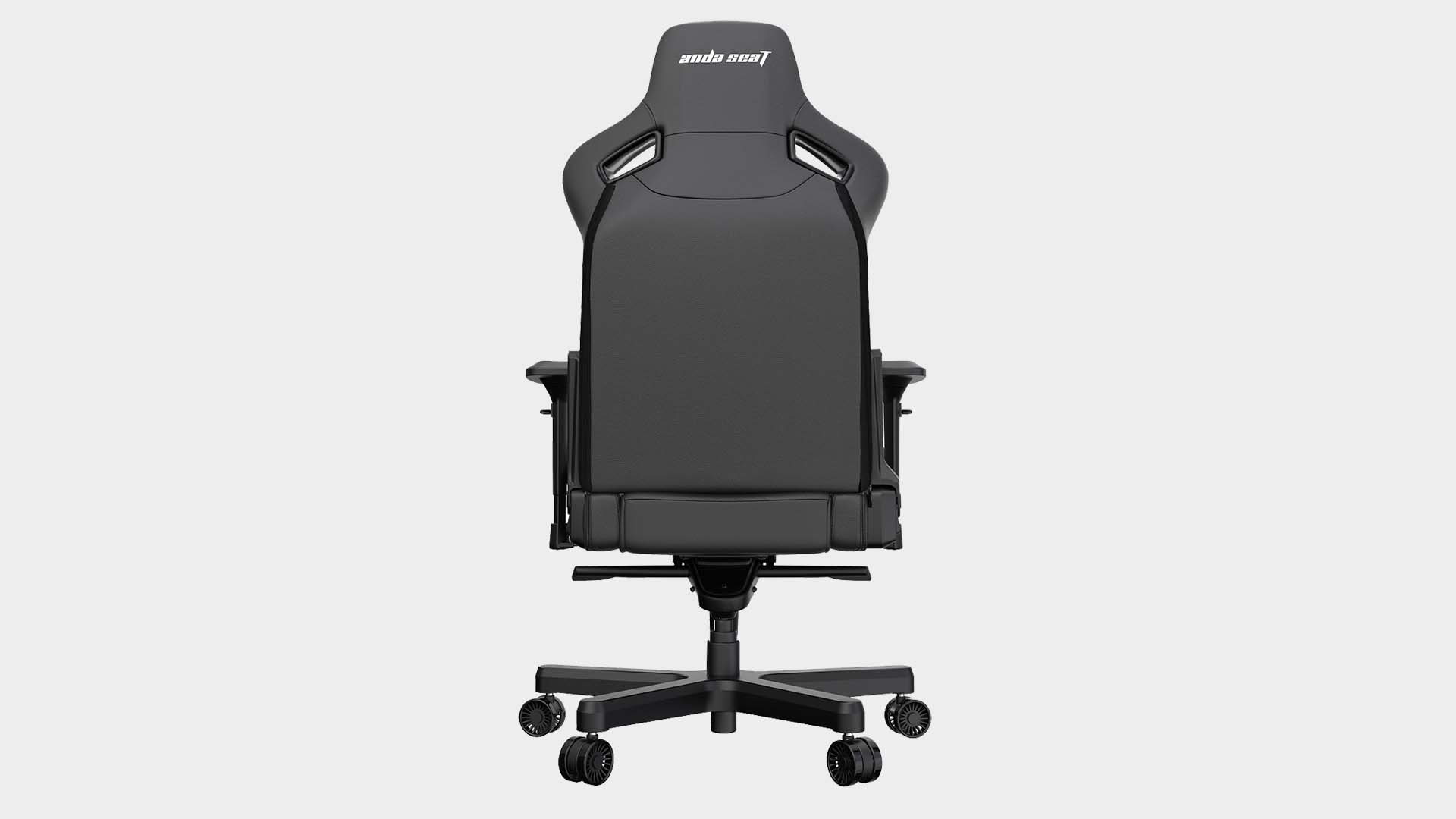 Andaseat Kaiser II gaming chair from various angles on a grey background