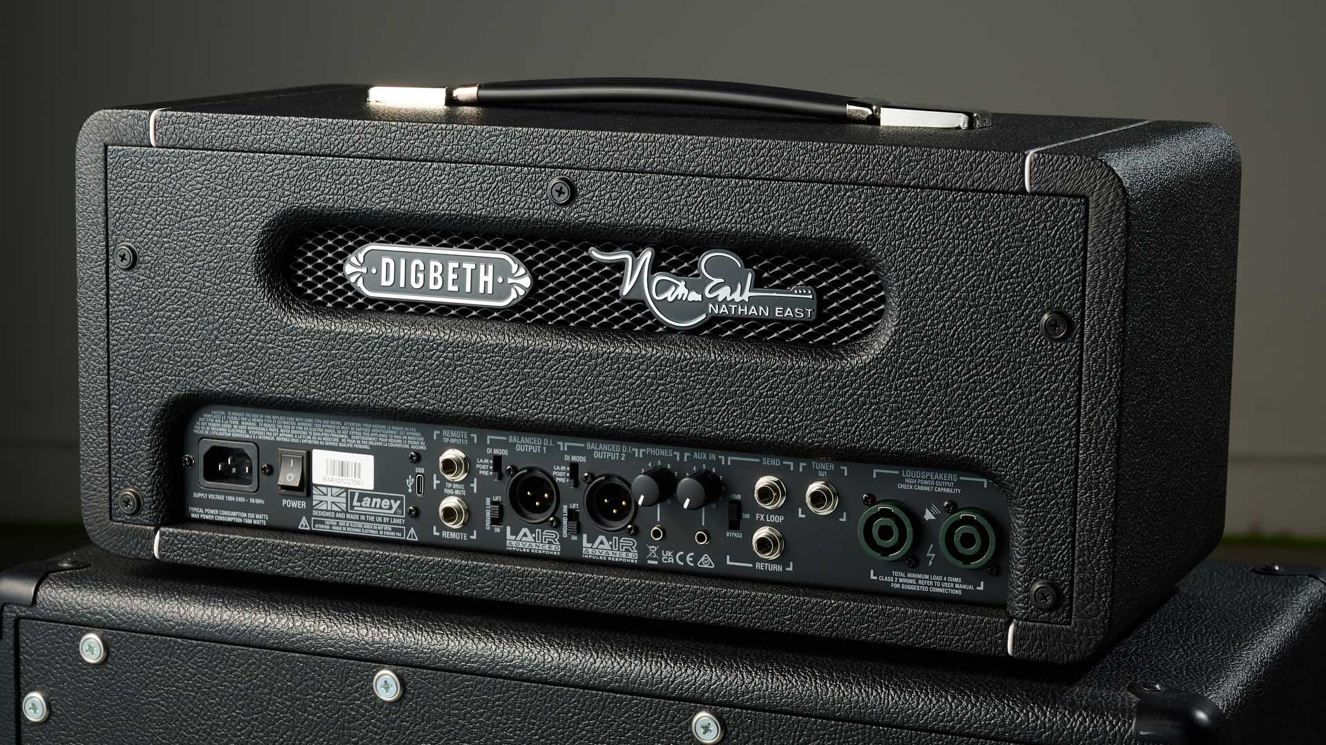 Laney Digbeth DB-EAST, the new signature bass head developed with the bass legend Nathan East