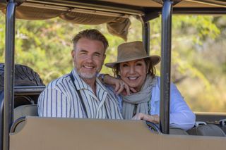 Gary Barlow in South Africa for his Wine Tour ITV show